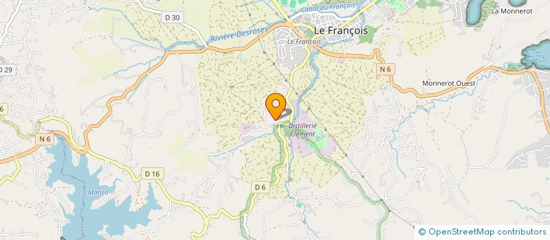 localisation de l'entreprise COMMUNE DU FRANCOIS à LE FRANCOIS
