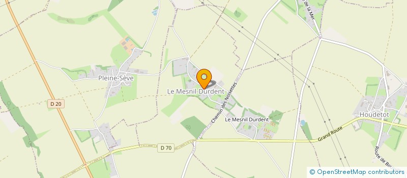 localisation de l'entreprise COMMUNE DU MESNIL DURDENT  LE MESNIL-DURDENT