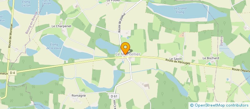 localisation de l'entreprise COMMUNE DU MONTELLIER  LE MONTELLIER