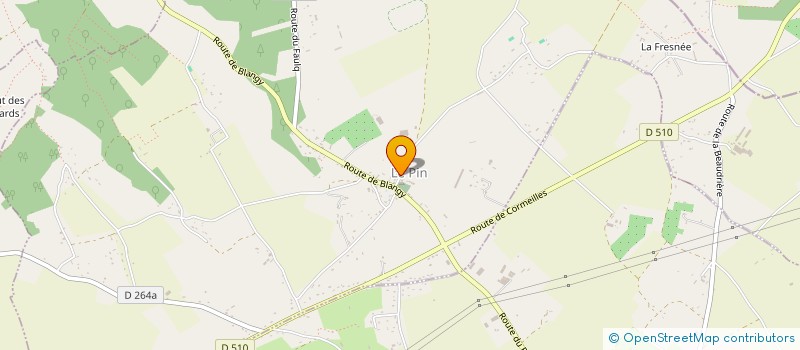 localisation de l'entreprise COMMUNE DU PIN à LE PIN