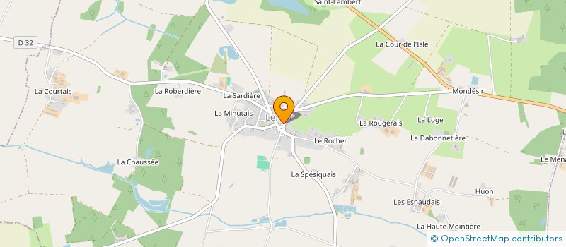 localisation de l'entreprise COMMUNE DU PIN à LE PIN