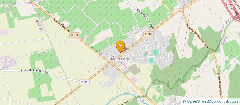 localisation de l'entreprise COMMUNE DU PLAN D ORGON à PLAN-D'ORGON