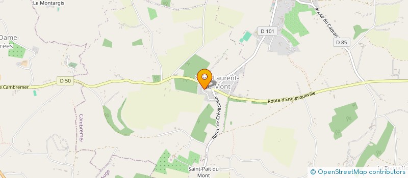 localisation de l'entreprise COMMUNE DU PRE D'AUGE  LE PRE-D'AUGE