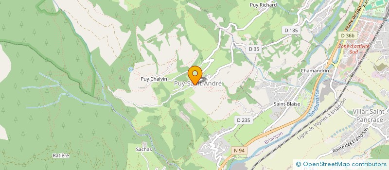 localisation de l'entreprise COMMUNE DU PUY SAINT ANDRE  PUY-SAINT-ANDRE