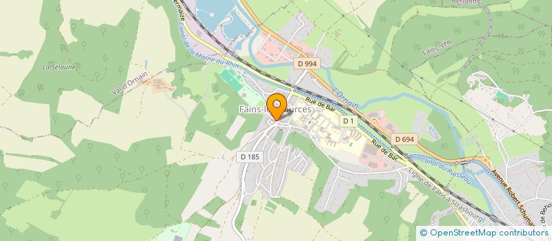 localisation de l'entreprise COMMUNE DU VAL D'ORNAIN à VAL-D'ORNAIN