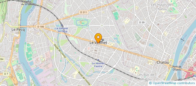 localisation de l'entreprise COMMUNE DU VESINET  LE VESINET