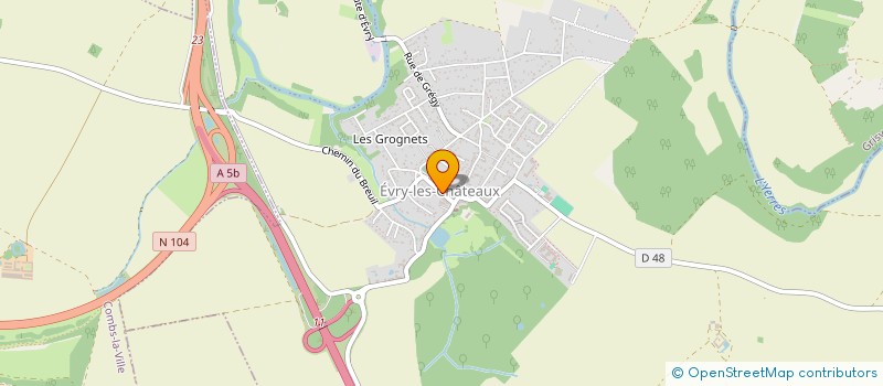 localisation de l'entreprise COMMUNE EVRY GREGY SUR YERRE  EVRY-GREGY-SUR-YERRE