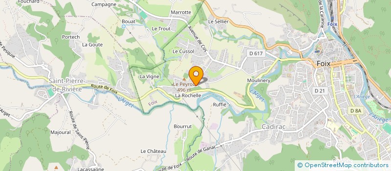 localisation de l'entreprise COMMUNE FORET à FOIX