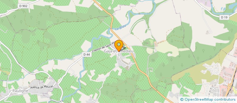 localisation de l'entreprise COMMUNE GAJA-ET-VILLEDIEU  GAJA-ET-VILLEDIEU