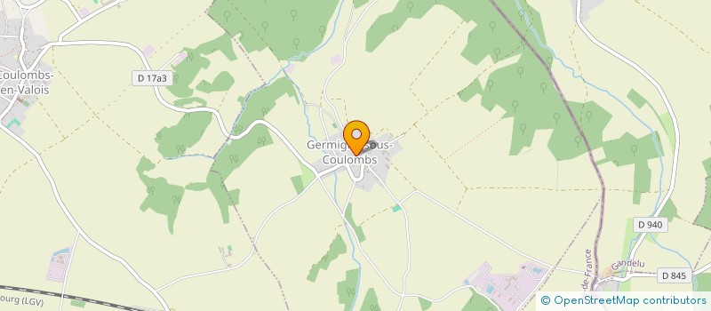 localisation de l'entreprise COMMUNE GERMIGNY SOUS COULOMBS  GERMIGNY-SOUS-COULOMBS