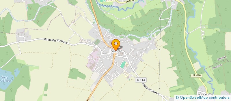 localisation de l'entreprise COMMUNE JOUARRE  JOUARRE