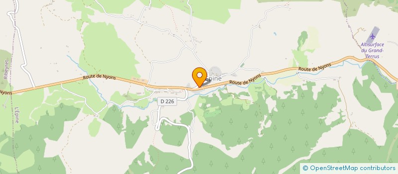 localisation de l'entreprise COMMUNE L EPINE  L'EPINE