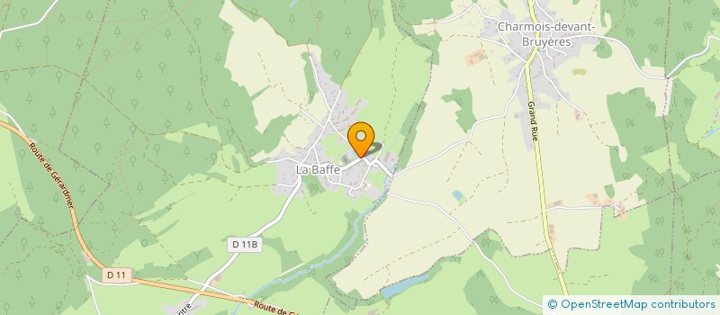 localisation de l'entreprise COMMUNE LA BAFFE à LA BAFFE