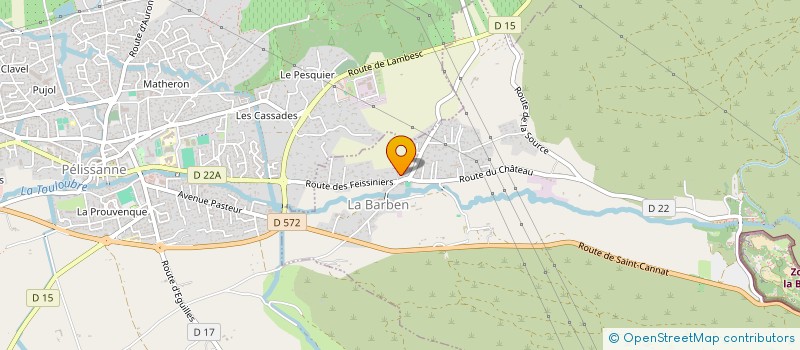 localisation de l'entreprise COMMUNE LA BARBEN  LA BARBEN