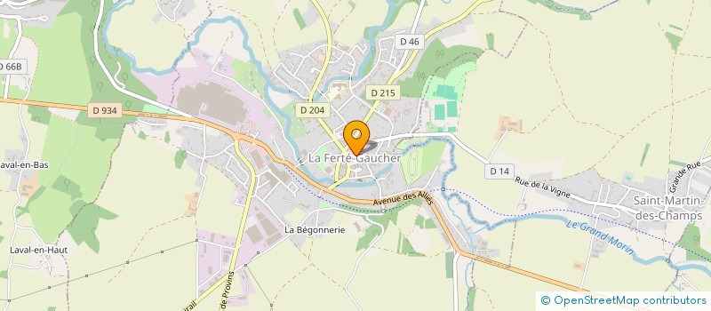 localisation de l'entreprise COMMUNE LA FERTE GAUCHER  LA FERTE-GAUCHER