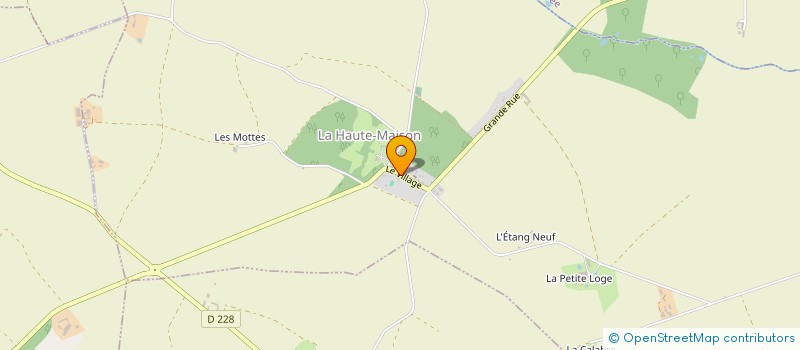 localisation de l'entreprise COMMUNE LA HAUTE MAISON  LA HAUTE-MAISON
