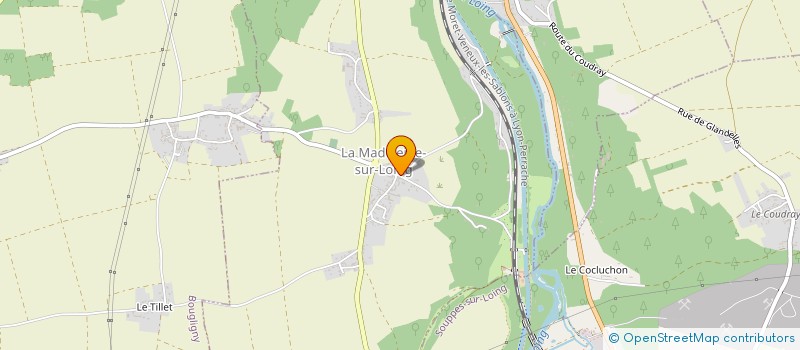 localisation de l'entreprise COMMUNE LA MADELEINE SUR LOING  MADELEINE-SUR-LOING (LA)