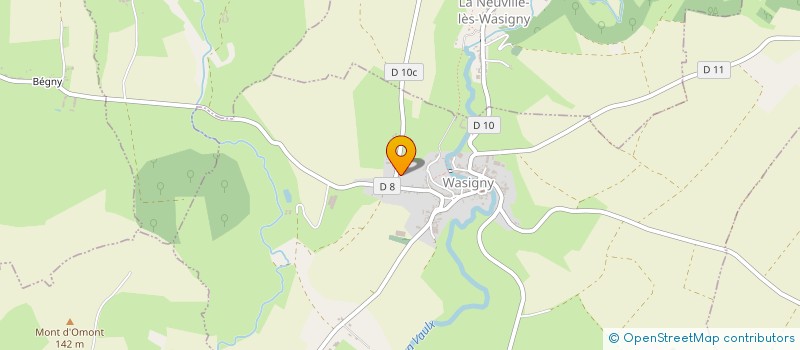 localisation de l'entreprise COMMUNE LA NEUVILLE LES WASIGNY  LA NEUVILLE-LES-WASIGNY