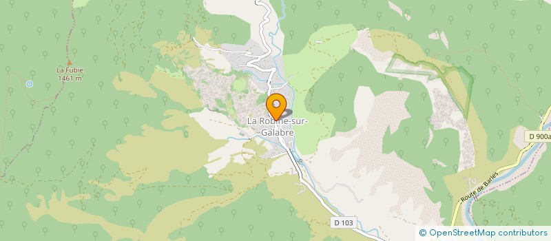 localisation de l'entreprise COMMUNE LA ROBINE SUR GALABRE  LA ROBINE-SUR-GALABRE