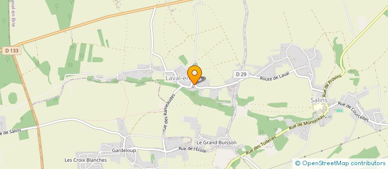 localisation de l'entreprise COMMUNE LAVAL EN BRIE  LAVAL-EN-BRIE