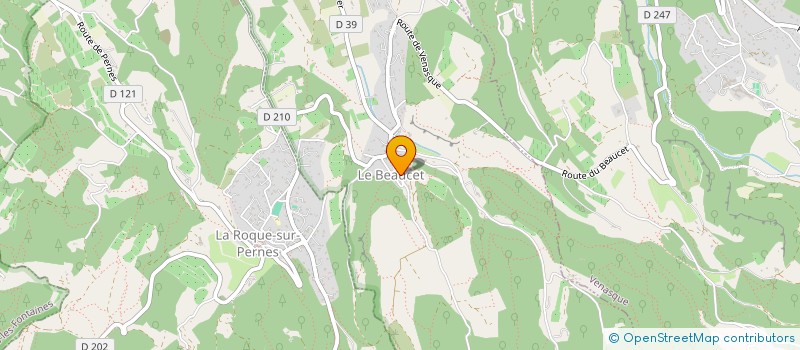 localisation de l'entreprise COMMUNE LE BEAUCET  LE BEAUCET