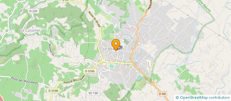 localisation de l'entreprise COMMUNE LE BEAUSSET à LE BEAUSSET