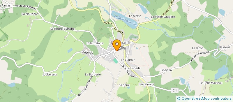 localisation de l'entreprise COMMUNE LE CHALARD à LE CHALARD