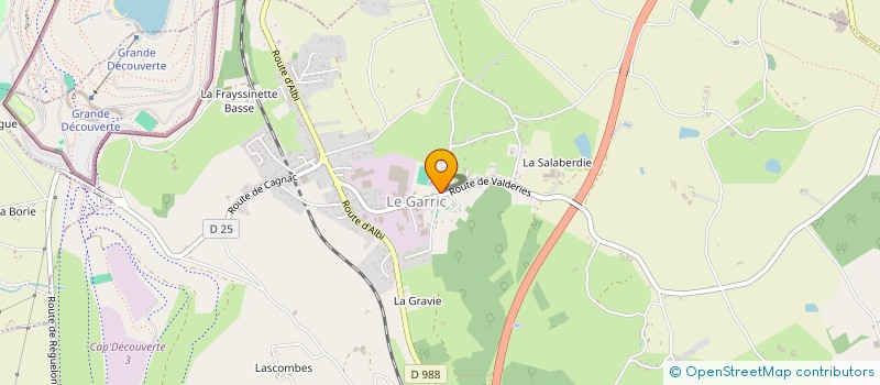 localisation de l'entreprise COMMUNE LE GARRIC  LE GARRIC