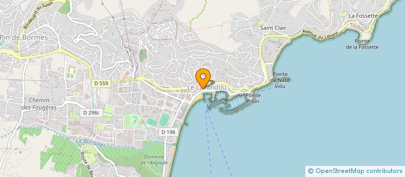 localisation de l'entreprise COMMUNE LE LAVANDOU à LE LAVANDOU