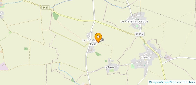 localisation de l'entreprise COMMUNE LE PLESSIS AUX BOIS  LE PLESSIS-AUX-BOIS