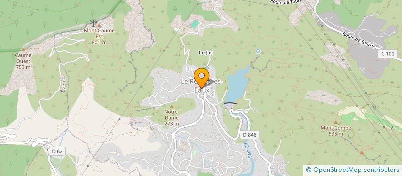 localisation de l'entreprise COMMUNE LE REVEST LES EAUX  LE REVEST-LES-EAUX