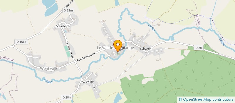 localisation de l'entreprise COMMUNE LE VAL DE GUEBLANGE  LE VAL-DE-GUEBLANGE