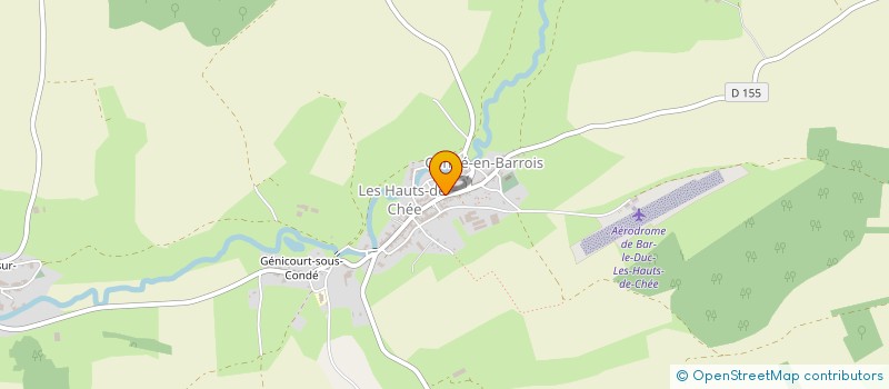 localisation de l'entreprise COMMUNE LES HAUTS DE CHEE  LES HAUTS-DE-CHEE