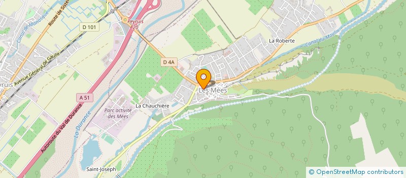 localisation de l'entreprise COMMUNE LES MEES à LES MEES