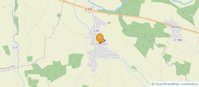 localisation de l'entreprise COMMUNE LESCHEROLLES  LESCHEROLLES