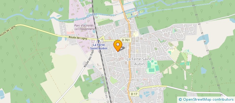 localisation de l'entreprise COMMUNE LIBRE DE LA ROTONDE à LA FERTE-SAINT-AUBIN