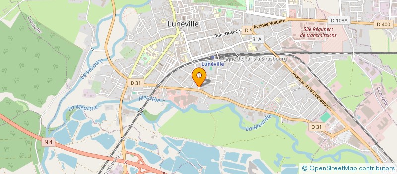 localisation de l'entreprise COMMUNE LIBRE DE MENIL  LUNEVILLE