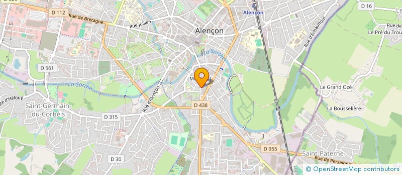 localisation de l'entreprise COMMUNE LIBRE DE MONTSORT à ALENCON