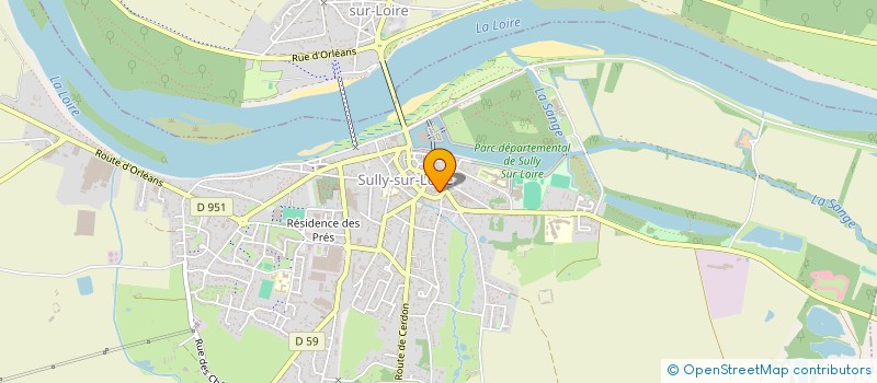 localisation de l'entreprise COMMUNE LIBRE DE SAINT FRANCOIS à SULLY-SUR-LOIRE