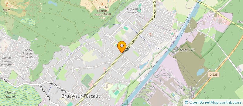 localisation de l'entreprise COMMUNE LIBRE DE THIERS à BRUAY-SUR-L'ESCAUT