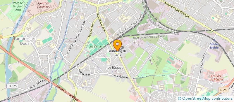 localisation de l'entreprise COMMUNE LIBRE DU FG DE PARIS à DOUAI