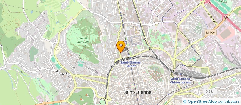 localisation de l'entreprise COMMUNE LIBRE DU VIEUX MONTAUD à SAINT-ETIENNE
