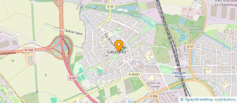 localisation de l'entreprise COMMUNE LIEUSAINT  LIEUSAINT