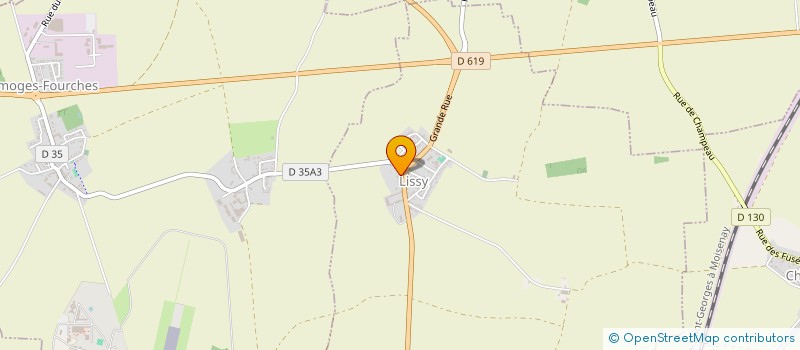 localisation de l'entreprise COMMUNE LISSY  LISSY