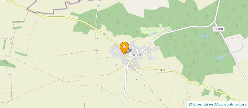 localisation de l'entreprise COMMUNE LOUAN VILLEGRUIS FONTAINE  LOUAN-VILLEGRUIS-FONTAINE
