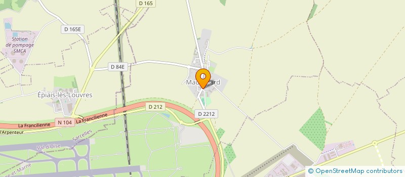 localisation de l'entreprise COMMUNE MAUREGARD  MAUREGARD