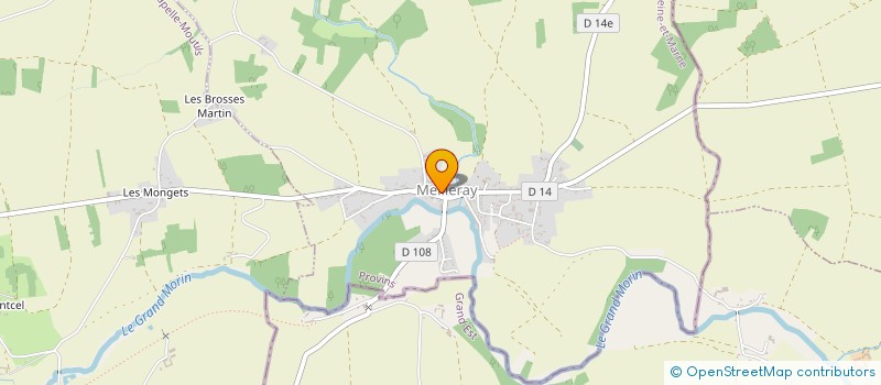 localisation de l'entreprise COMMUNE MEILLERAY  MEILLERAY