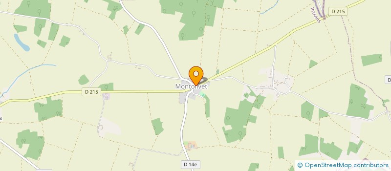 localisation de l'entreprise COMMUNE MONTOLIVET  MONTOLIVET