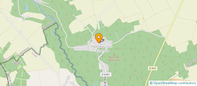 localisation de l'entreprise COMMUNE NANTEAU SUR ESSONNE  NANTEAU-SUR-ESSONNE