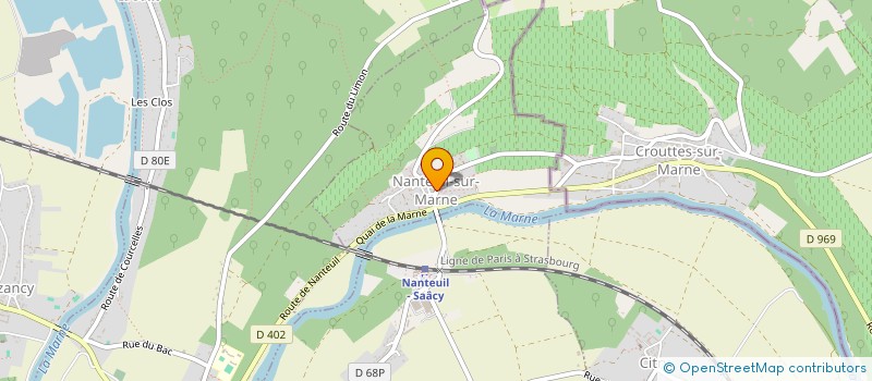 localisation de l'entreprise COMMUNE NANTEUIL SUR MARNE  NANTEUIL-SUR-MARNE